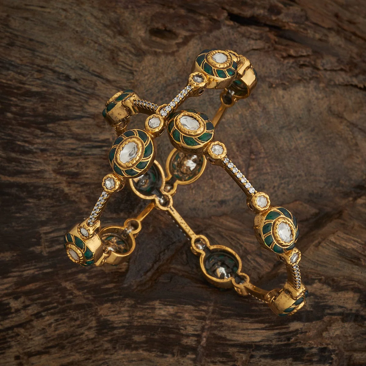 Kundan Bangle 182288 - Image 10