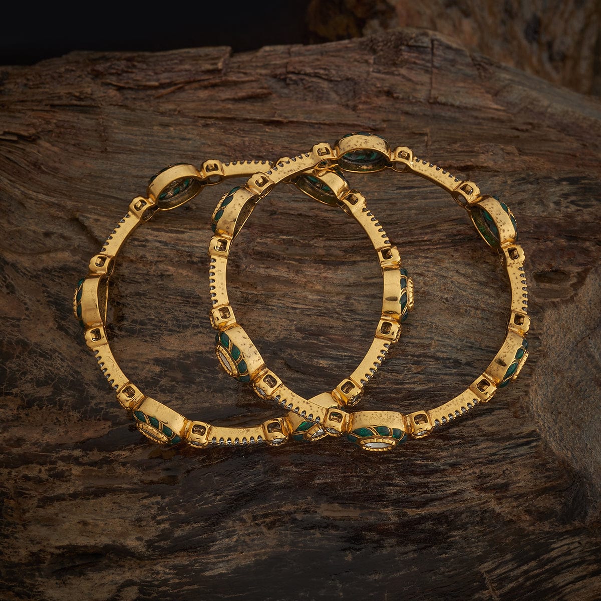 Kundan Bangle 182288 - Image 3