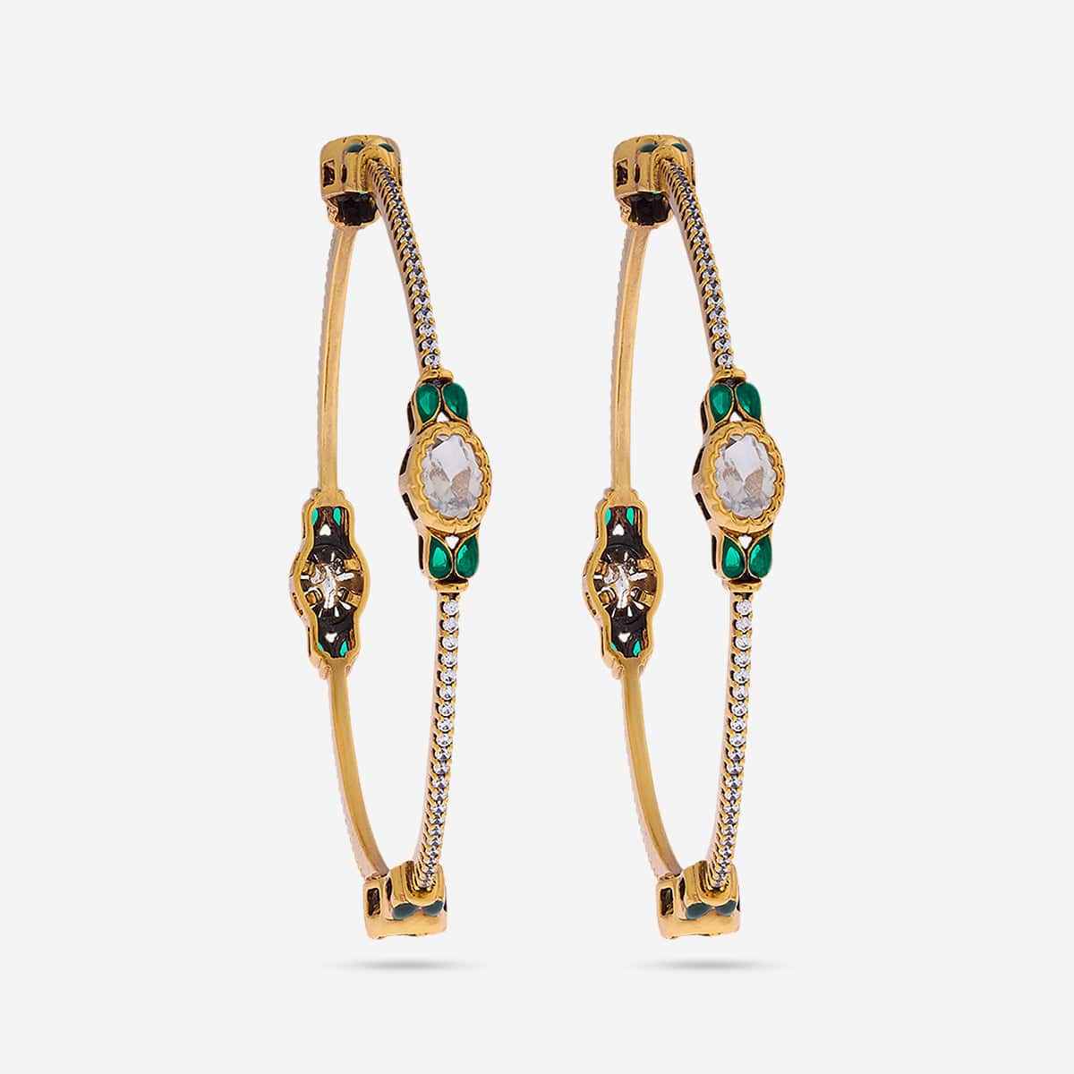 Kundan Bangle 182289 - Image 10