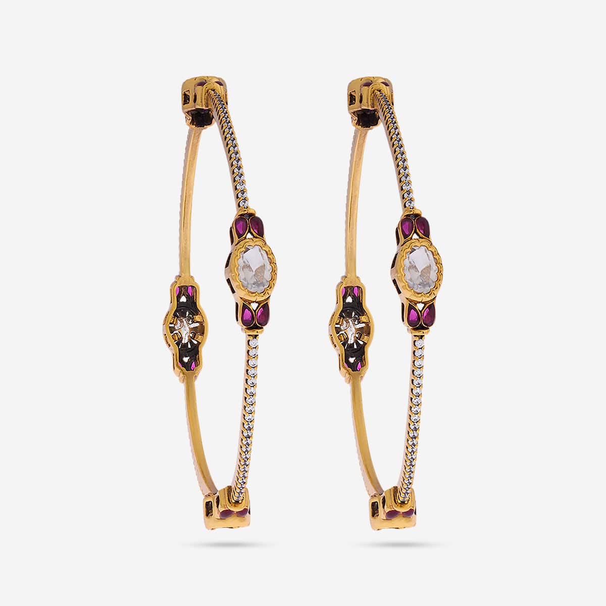 Kundan Bangle 182289 - Image 5