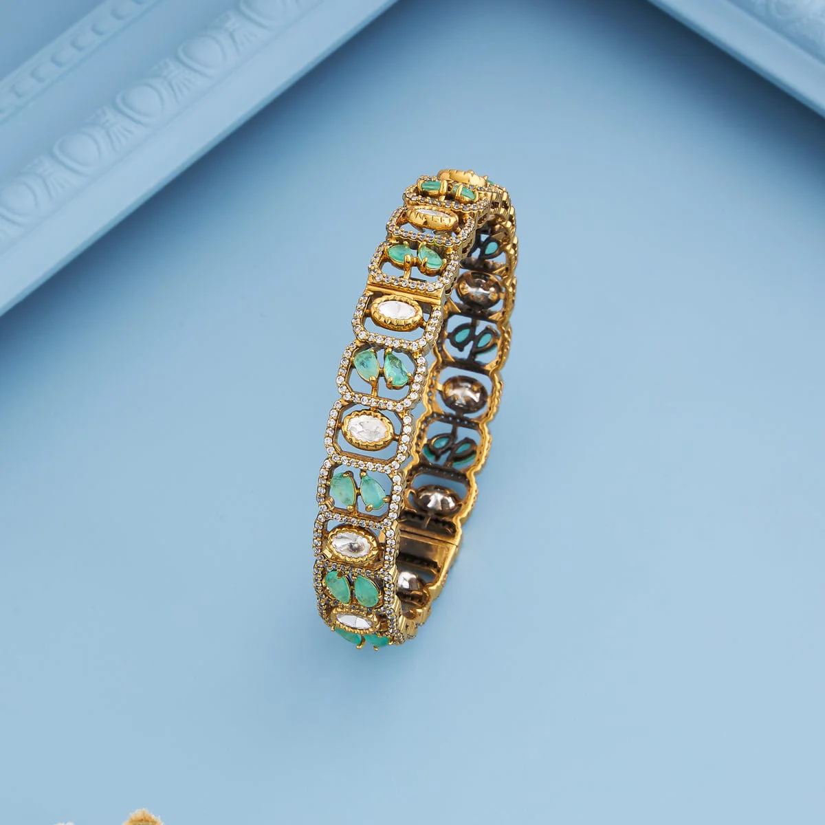 Kundan Bangle 184810 - Image 10
