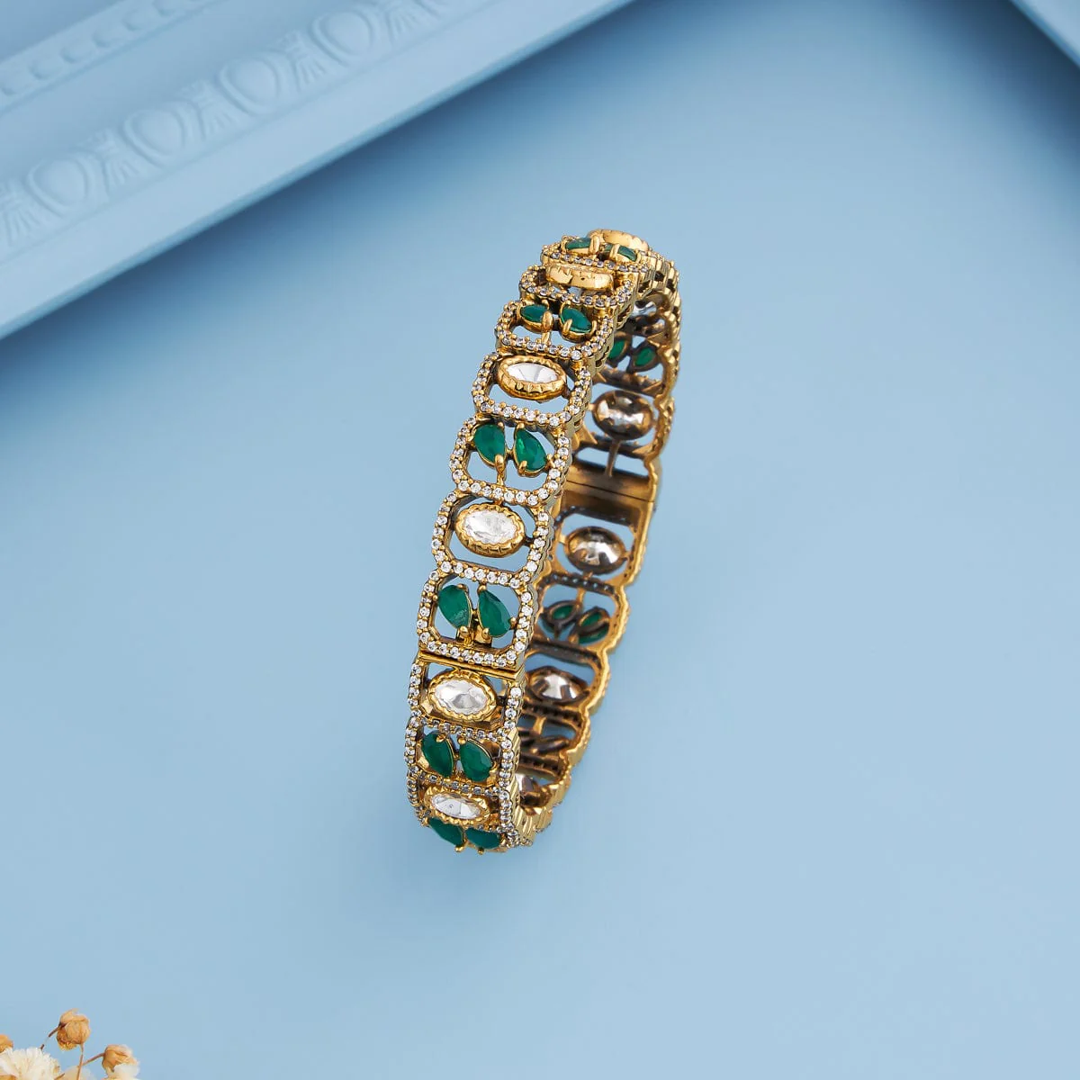 Kundan Bangle 184810 - Image 2