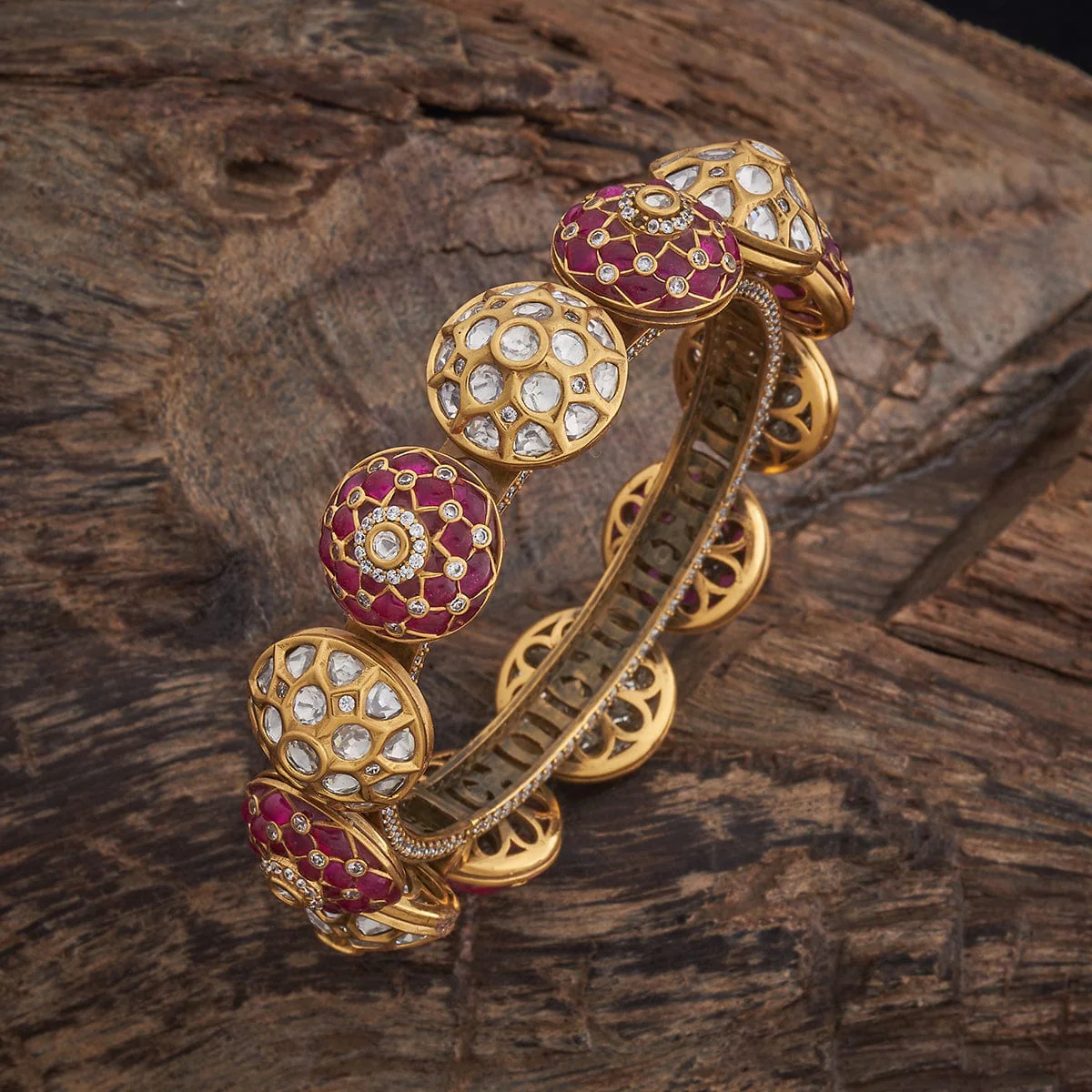 Kundan Bangle 185273 - Image 6