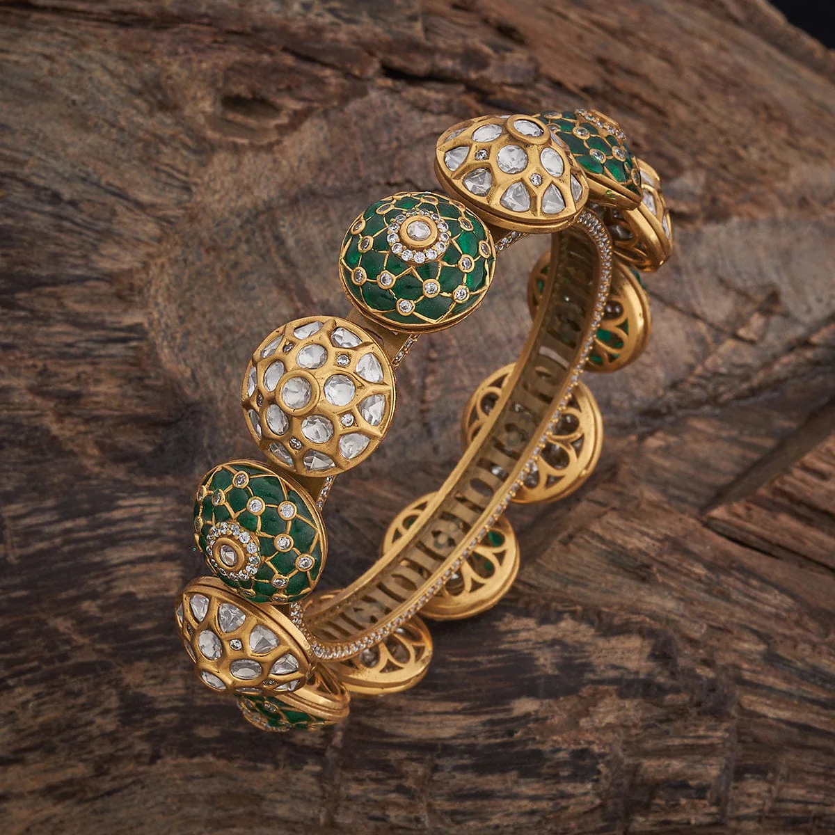 Kundan Bangle 185273 - Image 9