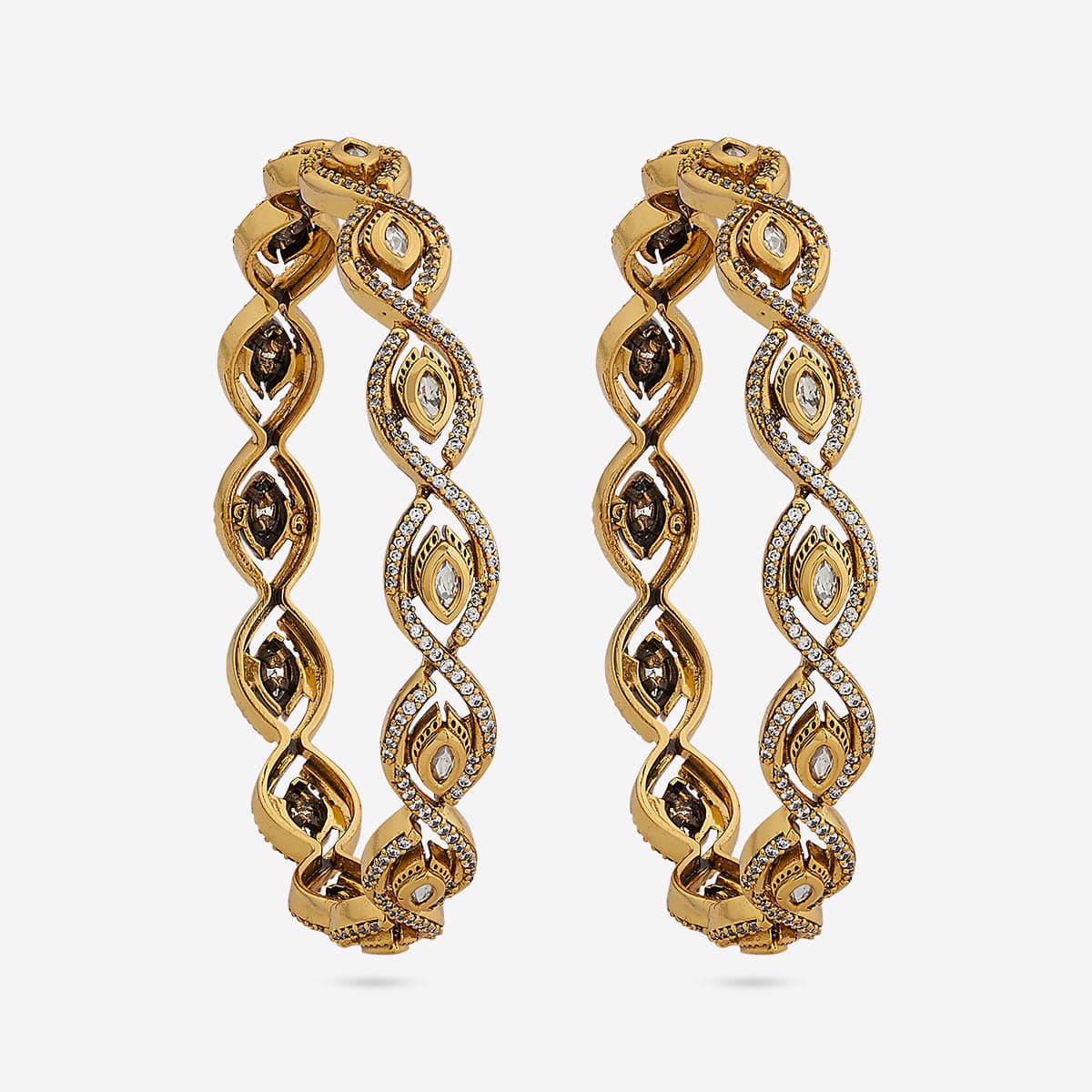 Kundan Bangle 187777 - Image 4