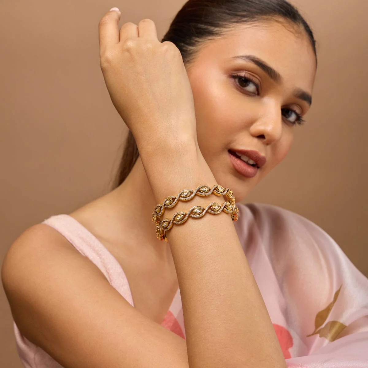 Kundan Bangle 187777 - Image 5