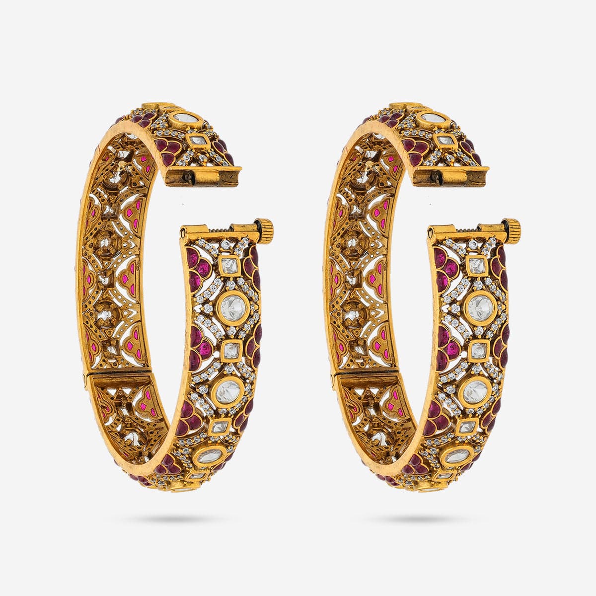 Kundan Bangle 188250 - Image 4