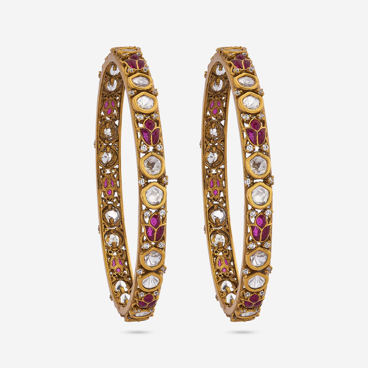 Kundan Bangle 188252 - Image 4