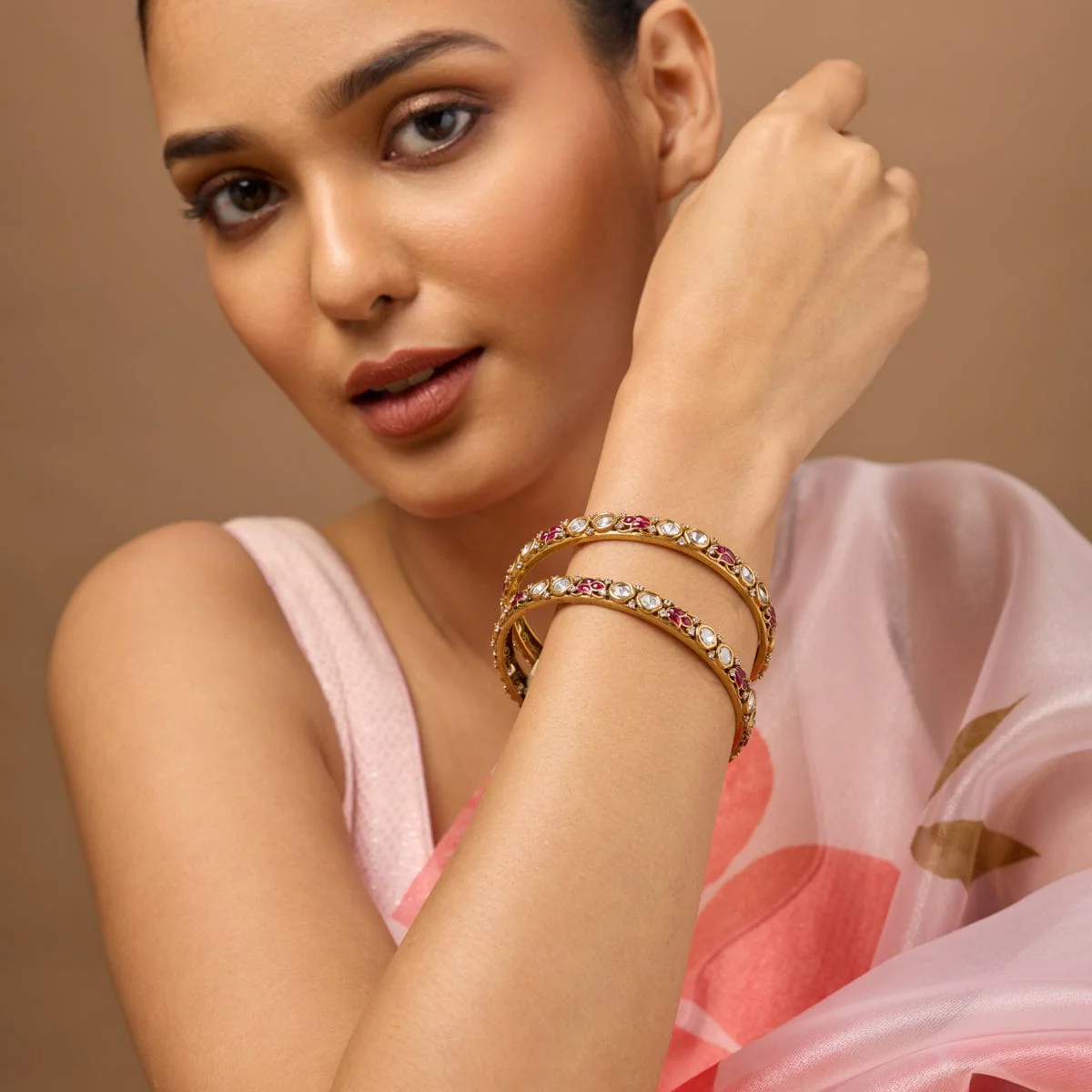 Kundan Bangle 188252 - Image 6