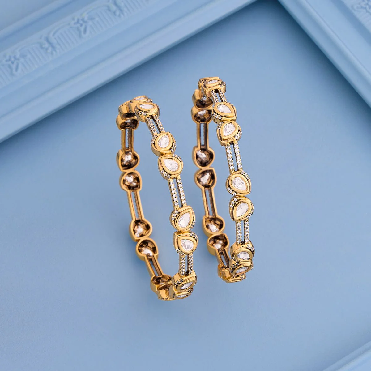 Kundan Bangle 191725 - Image 2
