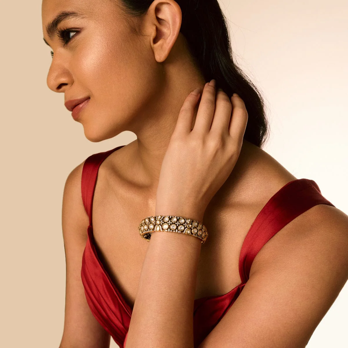 Kundan Bangle 193191 - Image 5