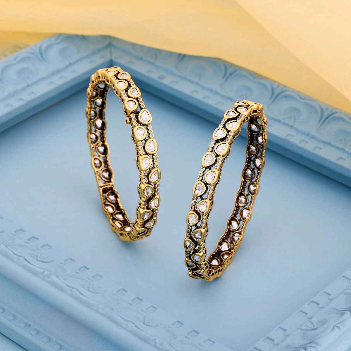 Kundan Bangle 193531 - Image 2