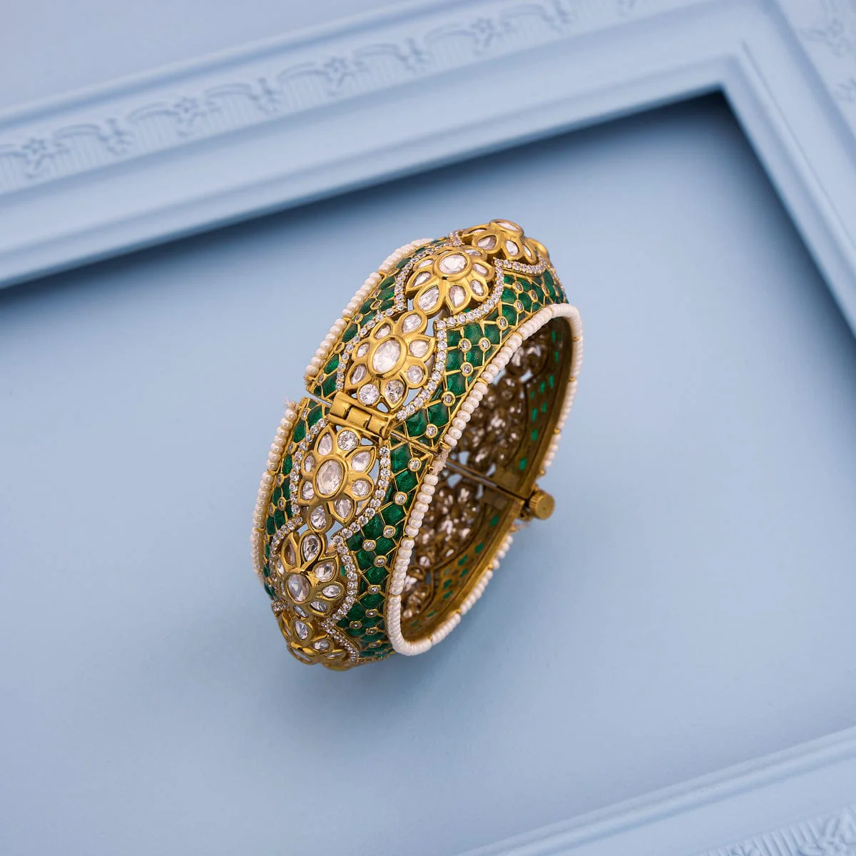 Kundan Bangle 193703 - Image 2