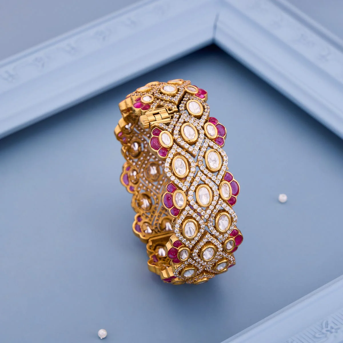 Kundan Bangle 193707 - Image 2