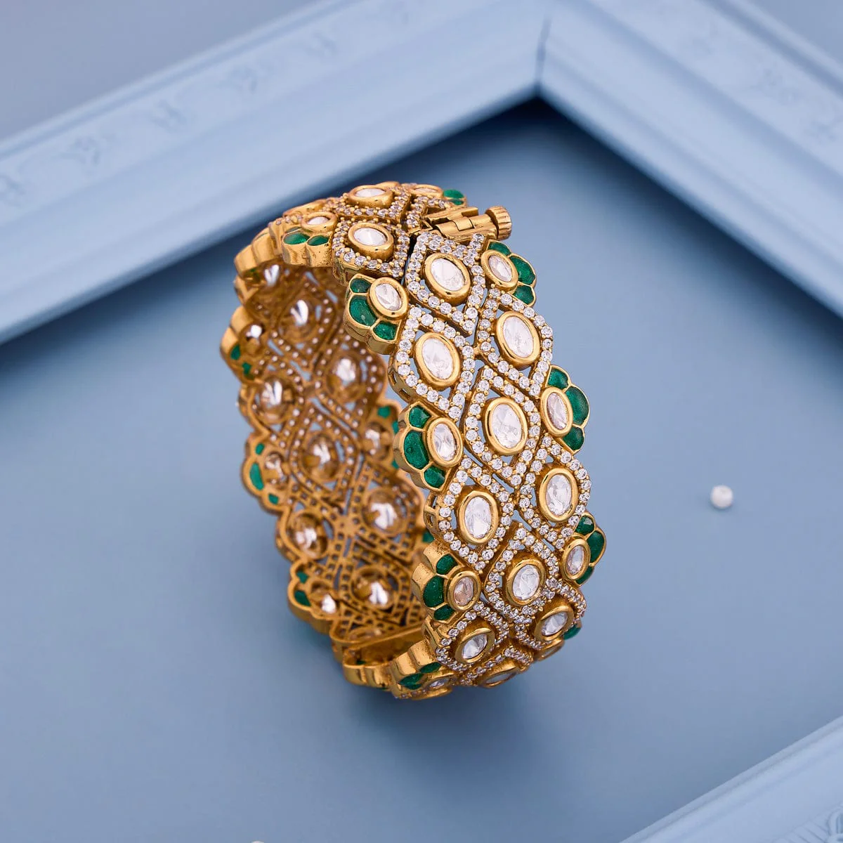 Kundan Bangle 193707 - Image 6