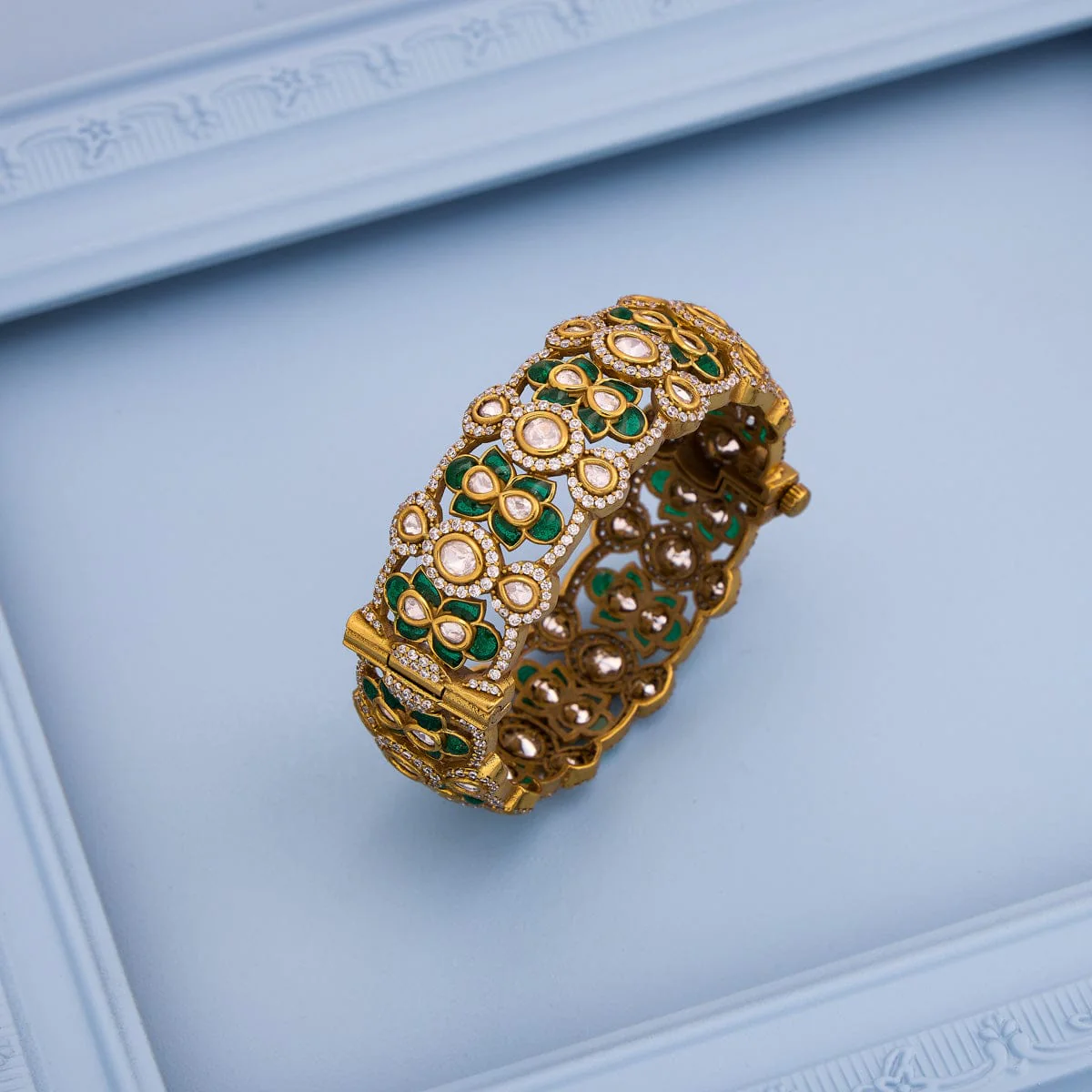 Kundan Bangle 193708 - Image 6