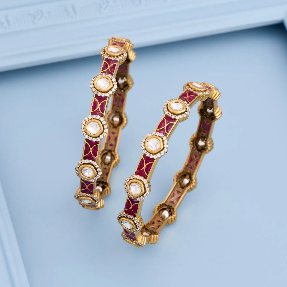 Kundan Bangle 193789 - Image 2