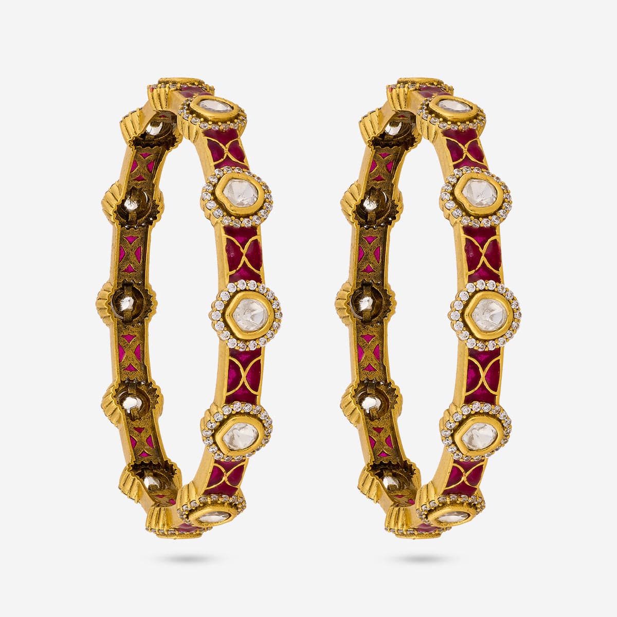 Kundan Bangle 193789 - Image 4