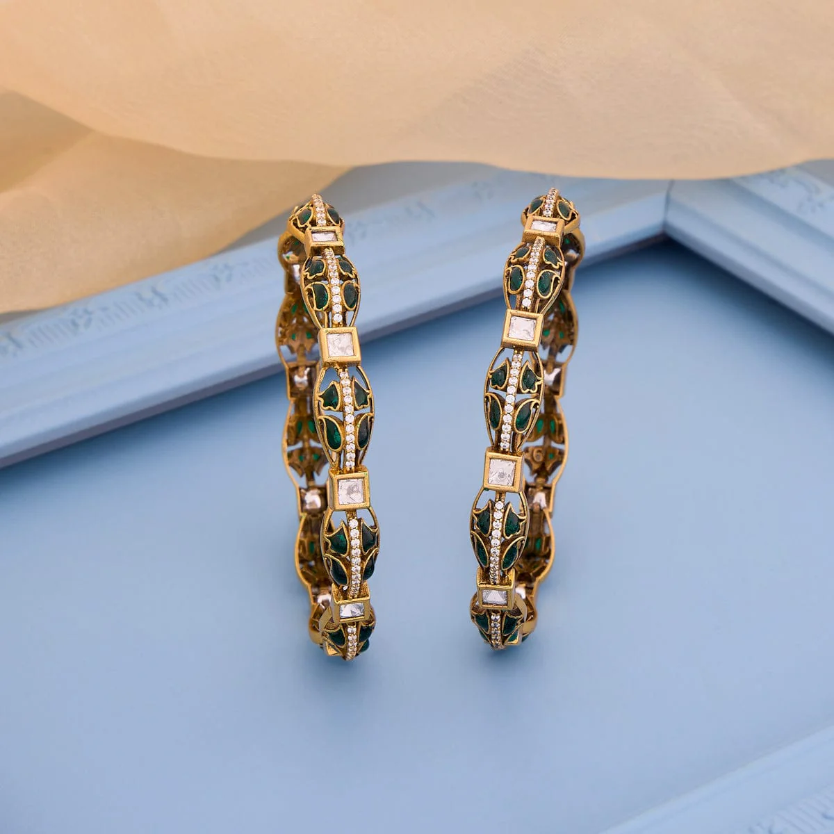 Kundan Bangle 193790 - Image 7