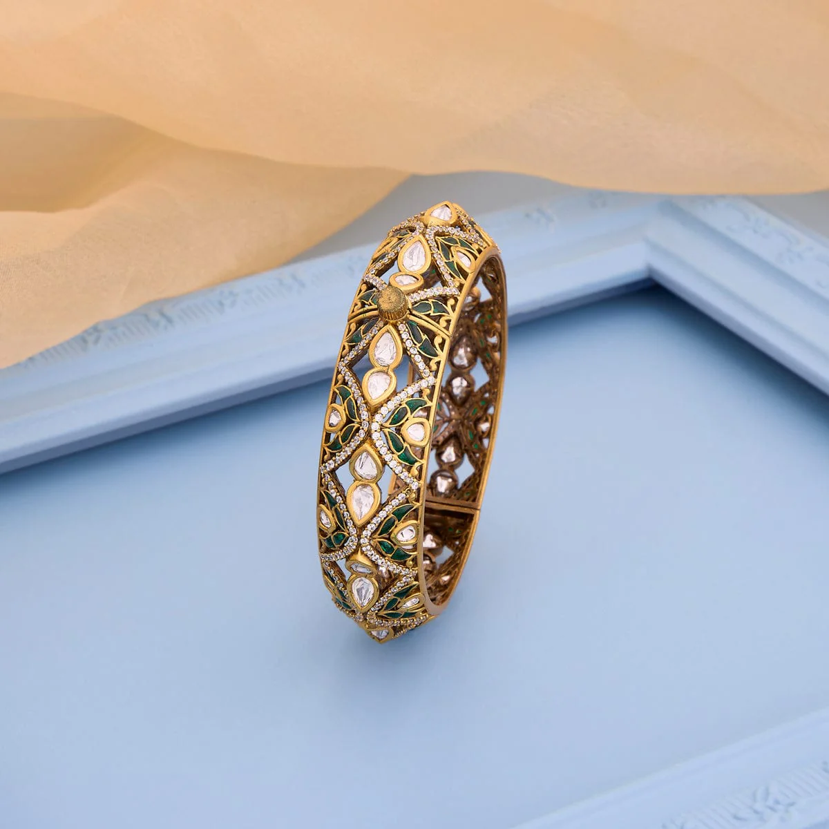 Kundan Bangle 193791 - Image 7