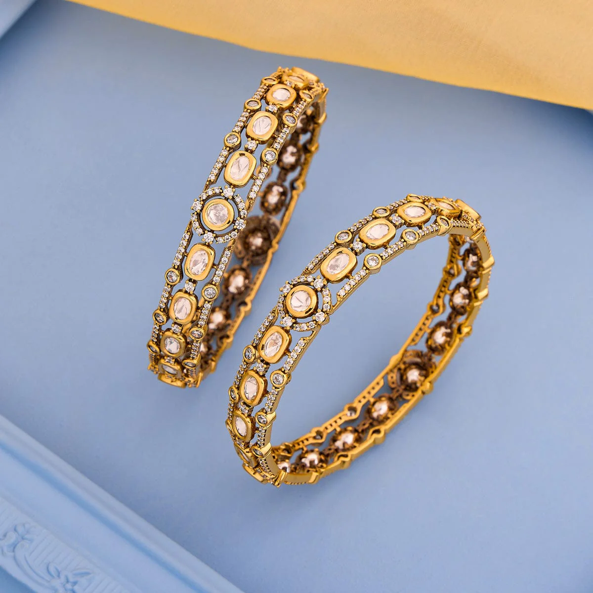 Kundan Bangle 195184 - Image 2