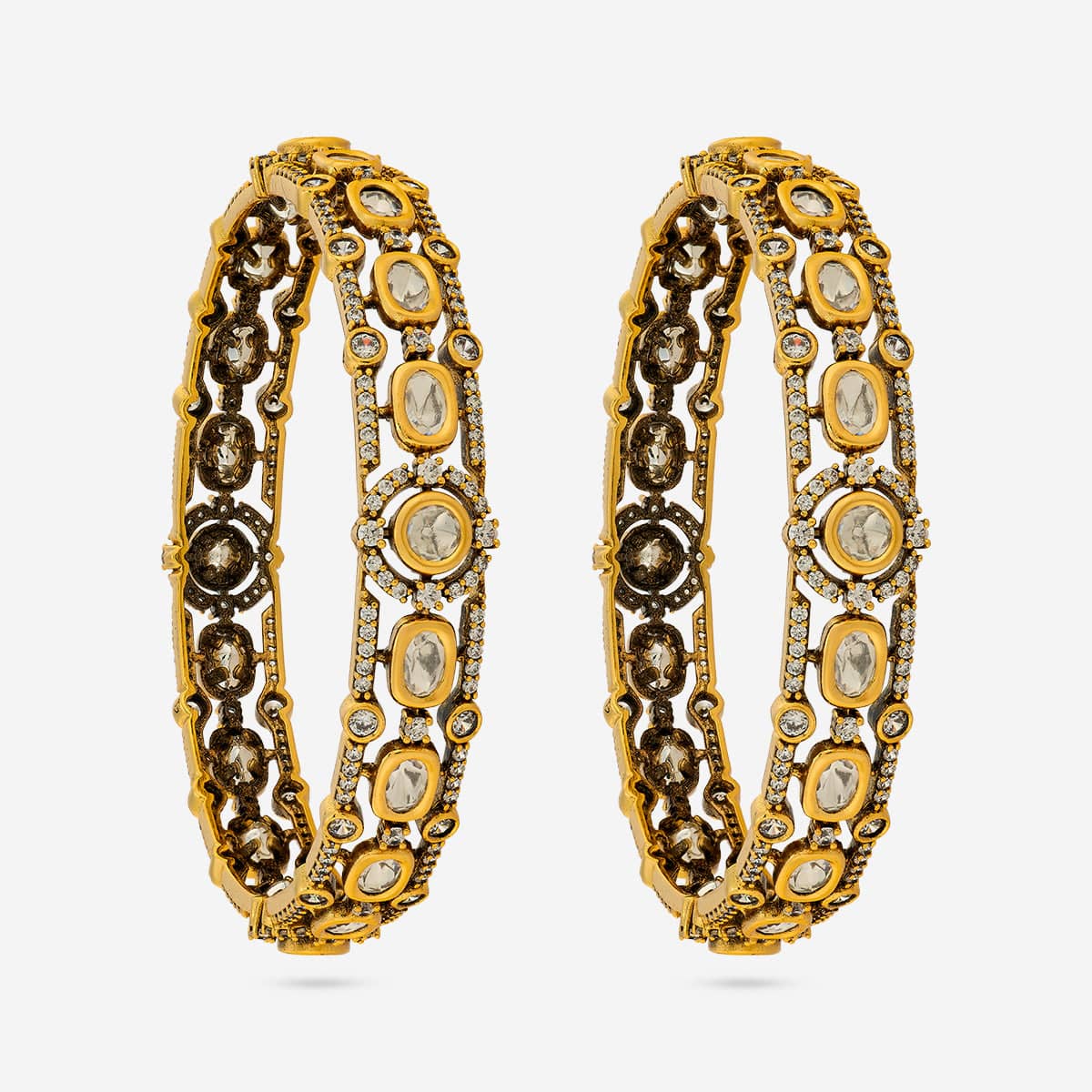 Kundan Bangle 195184 - Image 4