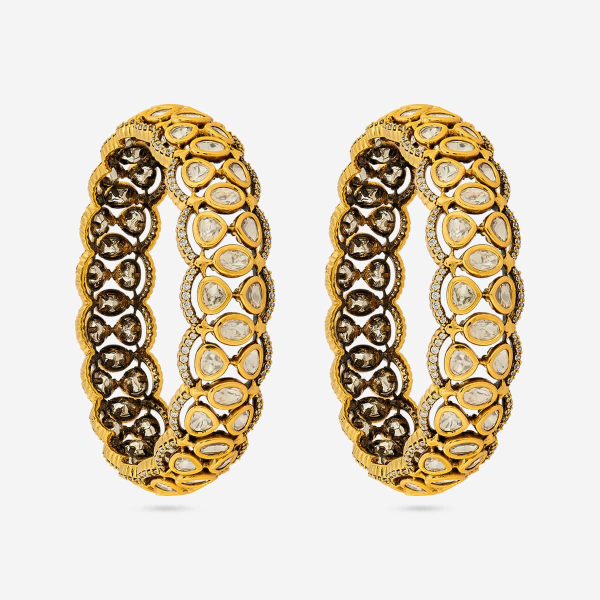 Kundan Bangle 195185 - Image 4
