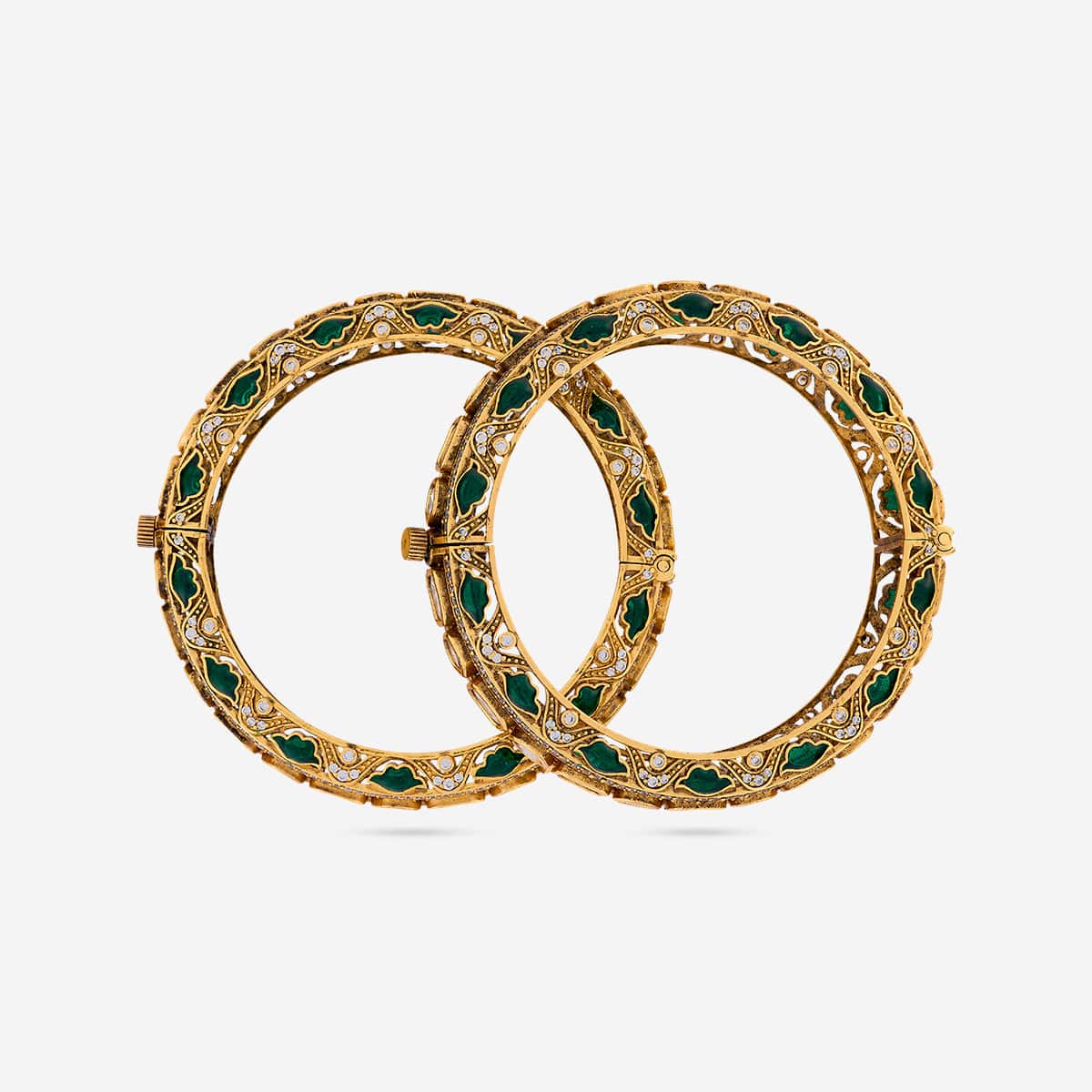 Kundan Bangle 195737 - Image 4