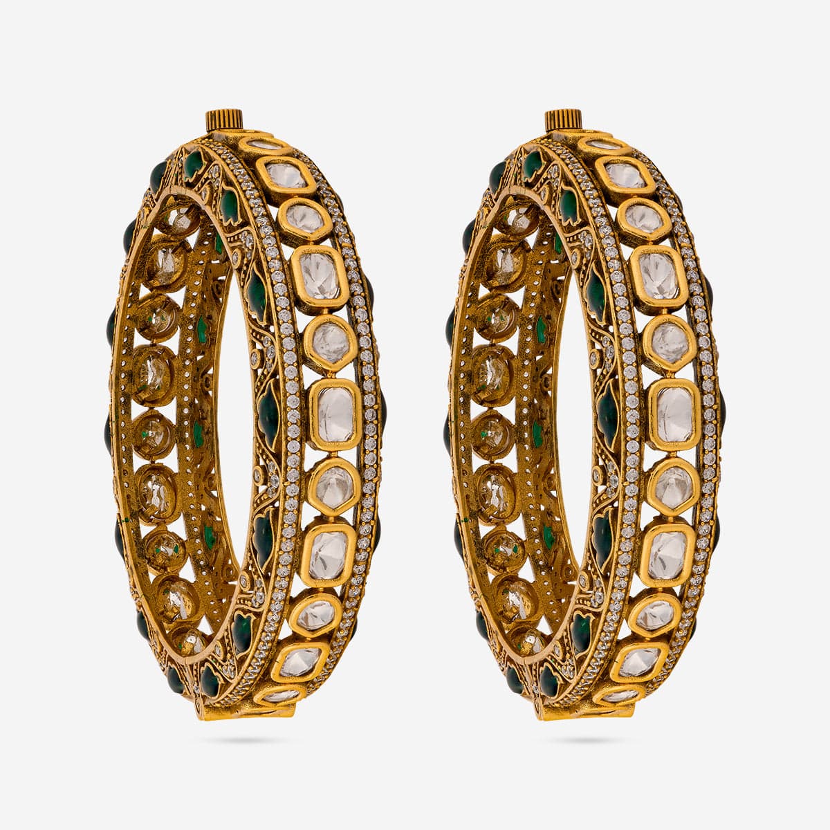 Kundan Bangle 195737 - Image 5