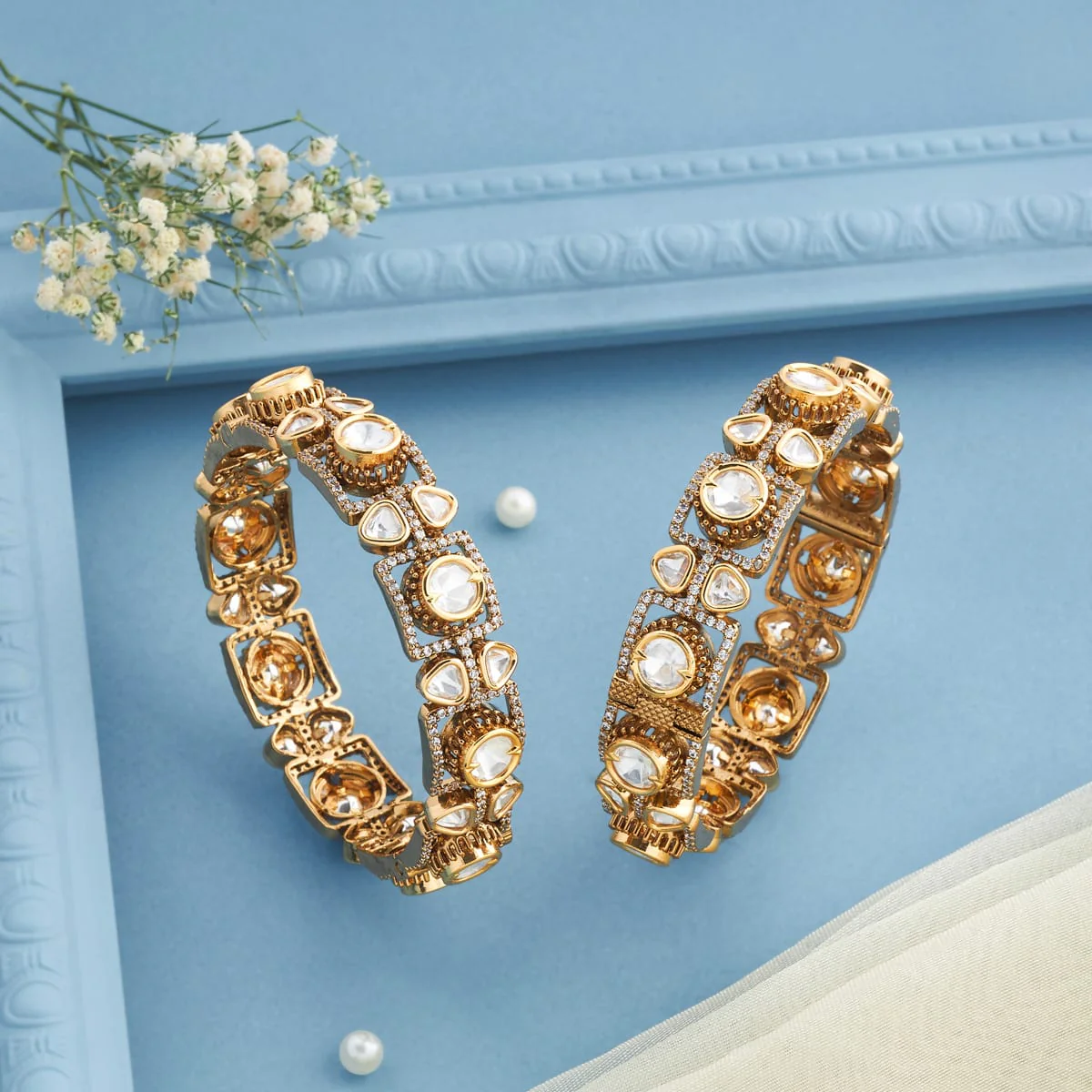 Kundan Bangle 199042 - Image 2