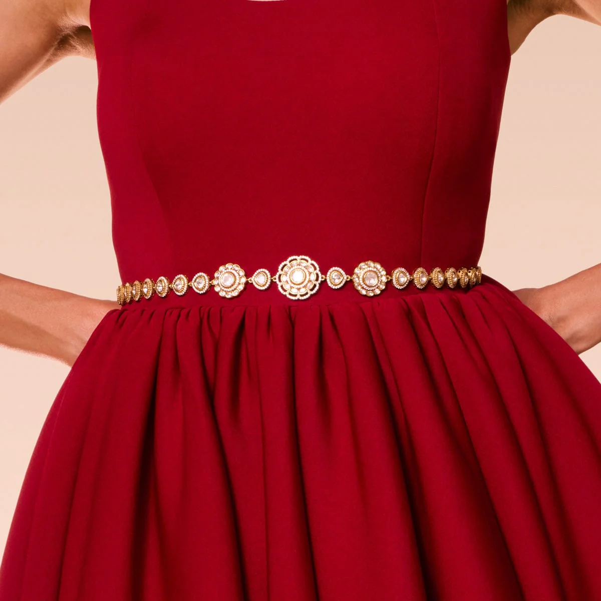 Kundan Belt 193686 - Image 3