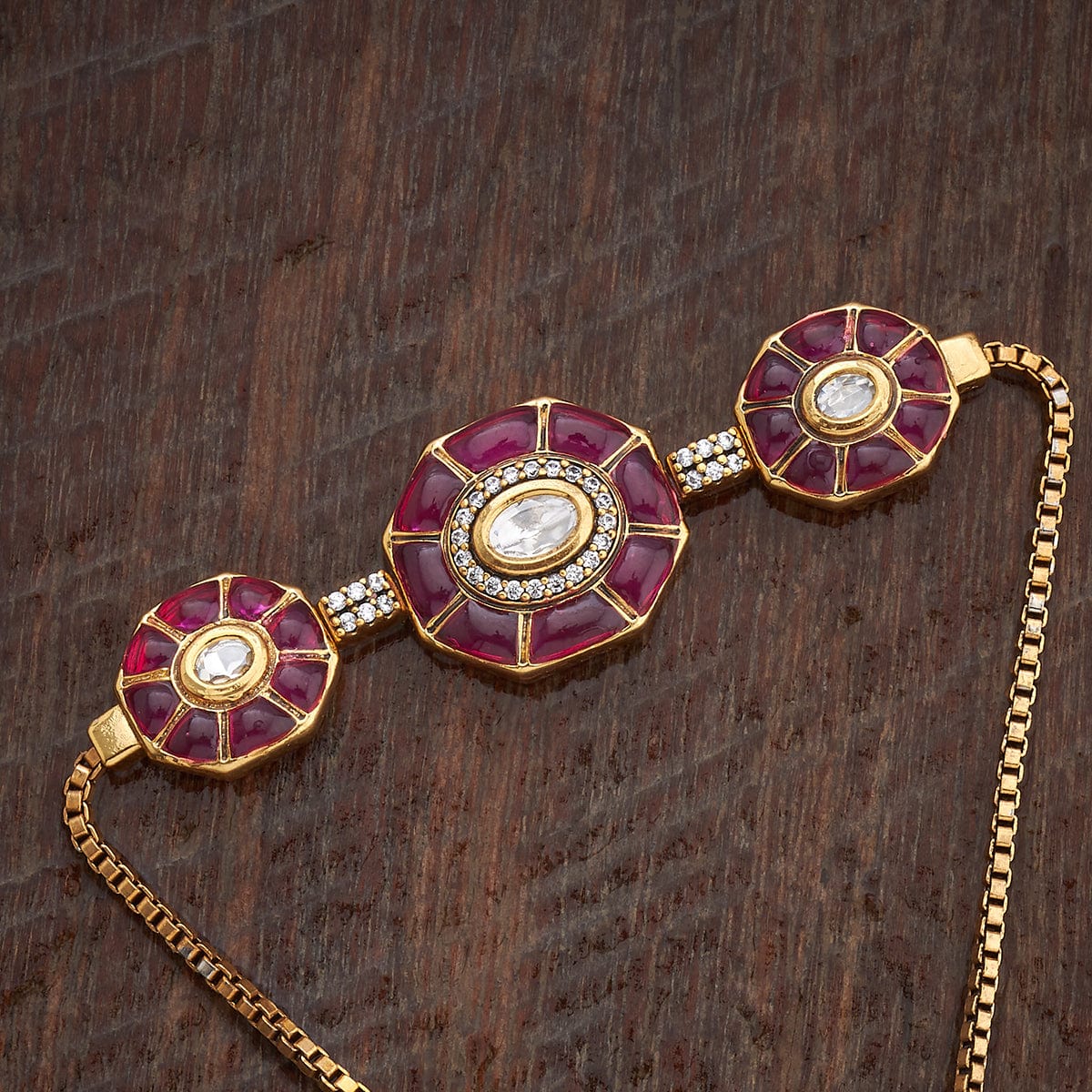 Kundan Bracelet 181094 - Image 3