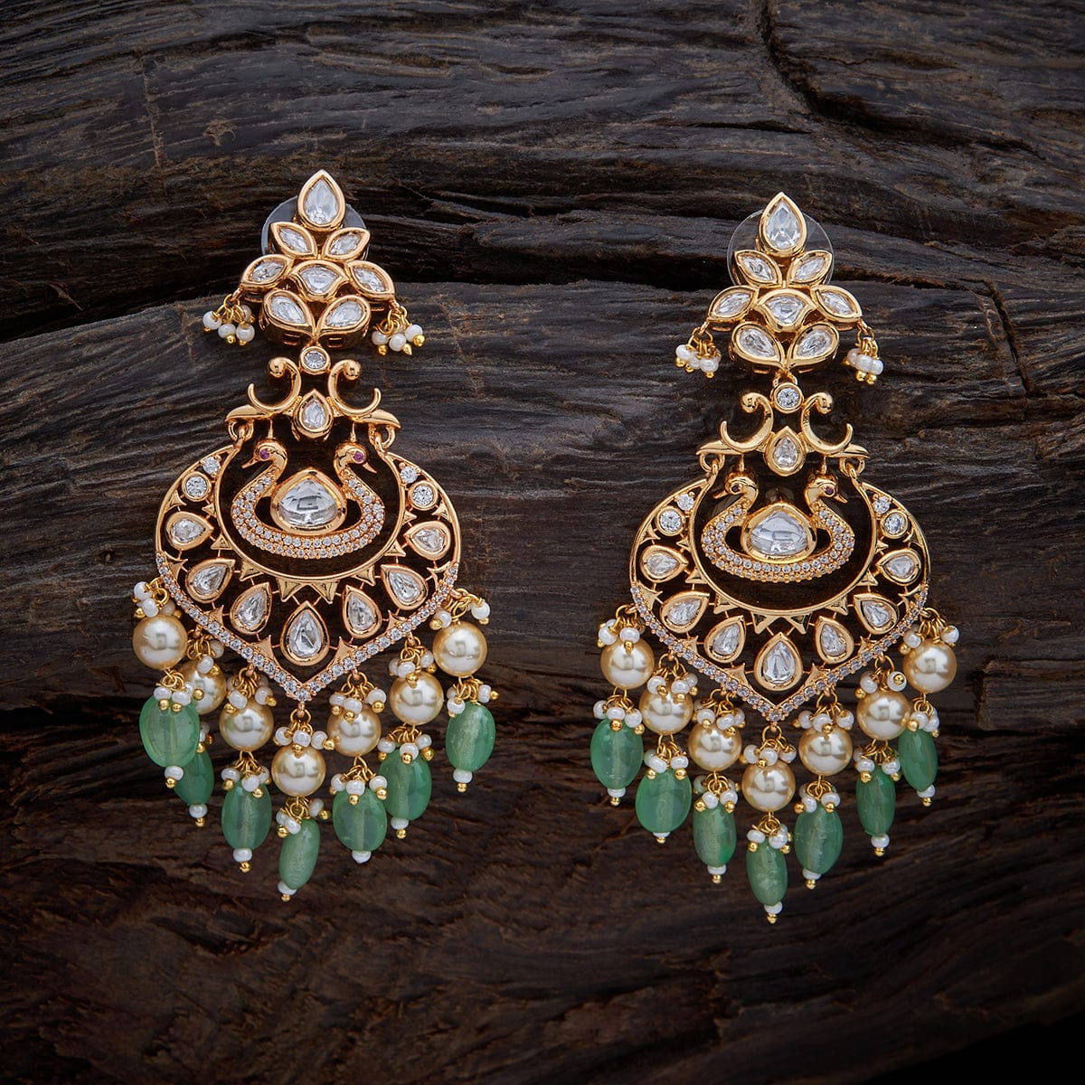 Kundan Earring 147395 - Image 3