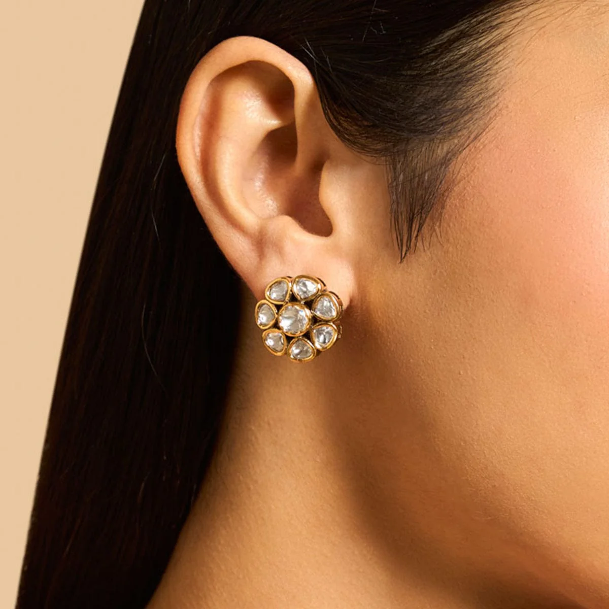 Kundan Earring 147402 - Image 2
