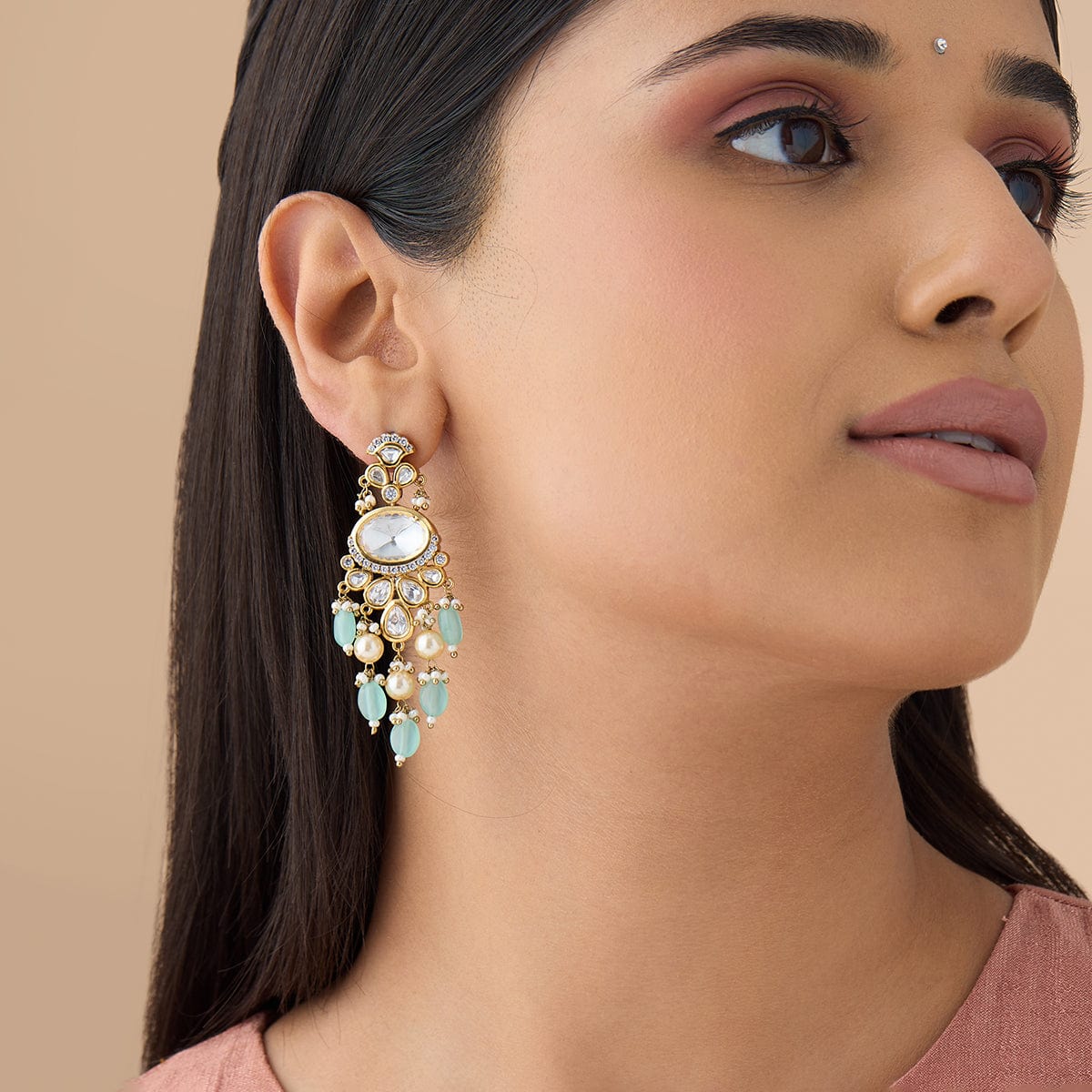 Kundan Earring 149203 - Image 2