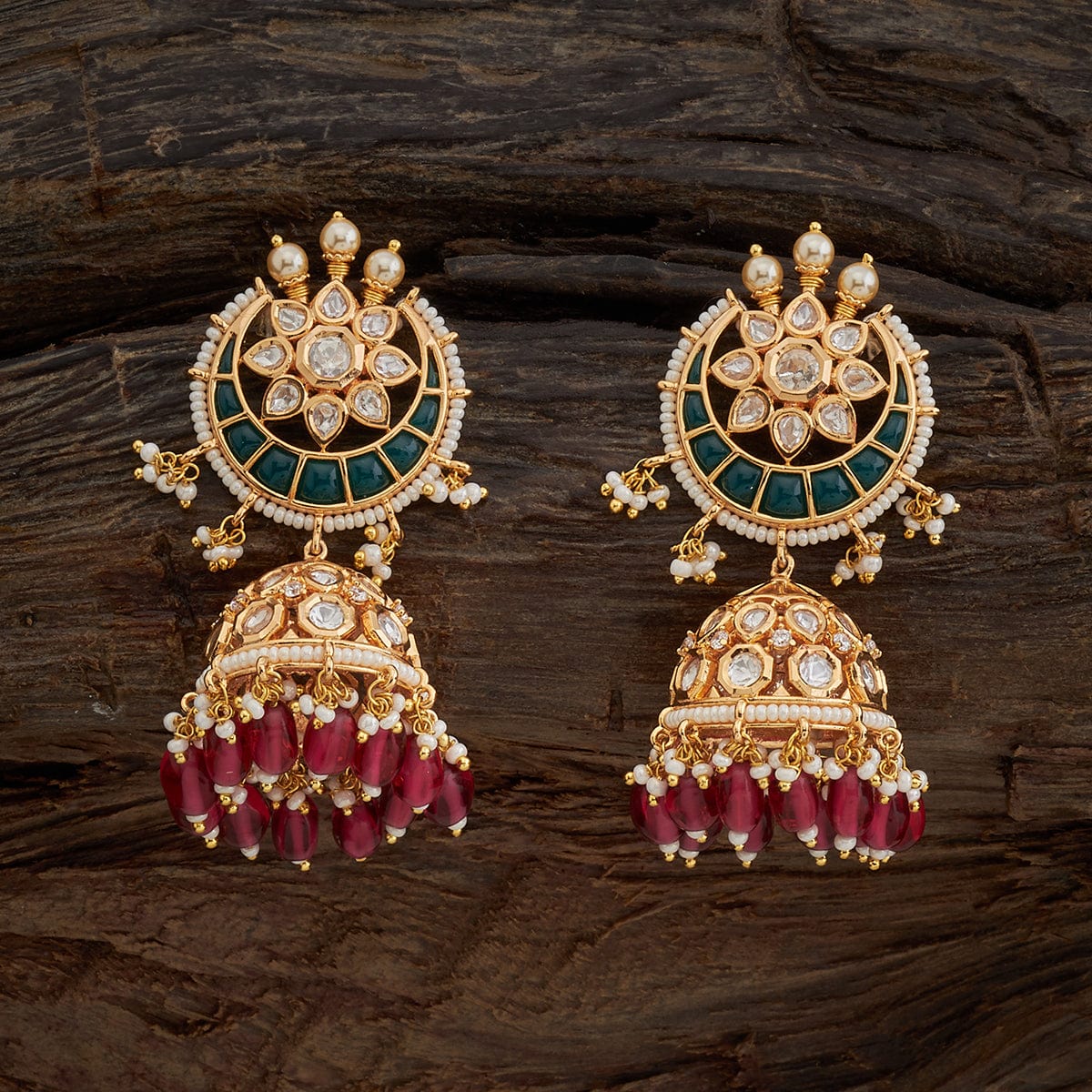 Kundan Earring 164020 - Image 2