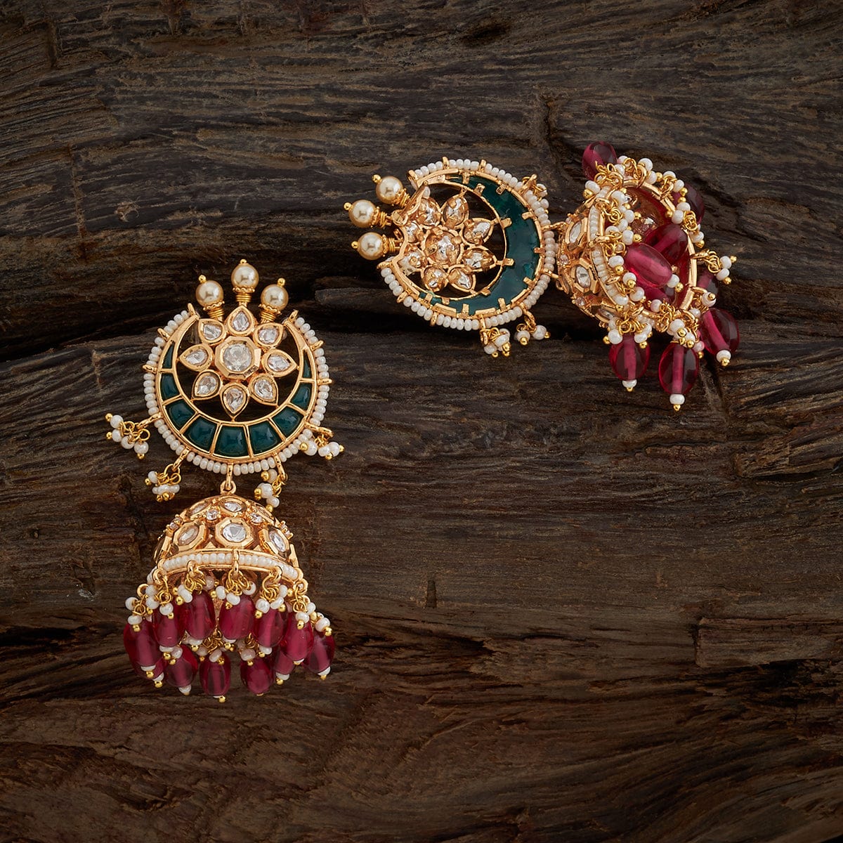 Kundan Earring 164020 - Image 3