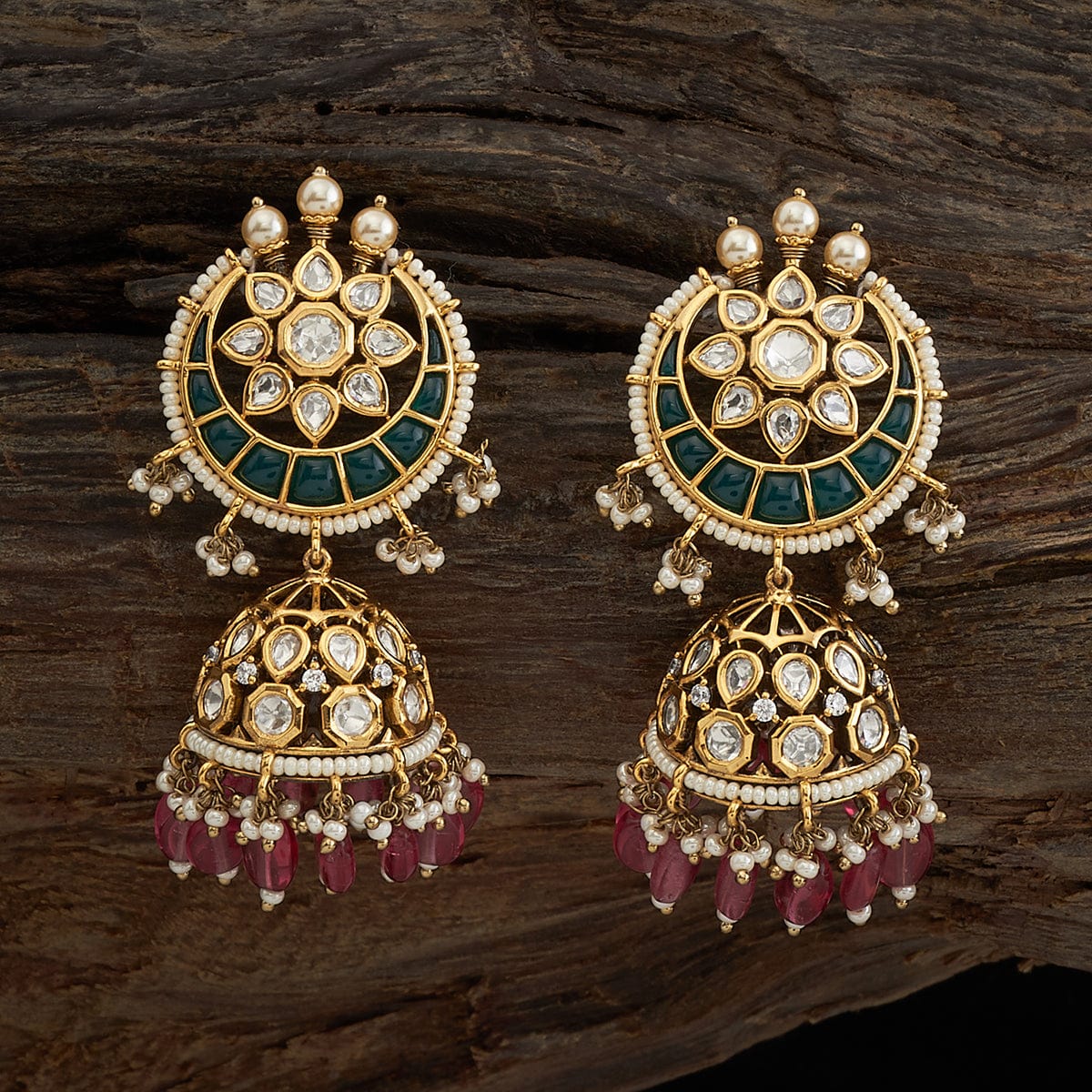 Kundan Earring 164020 - Image 4