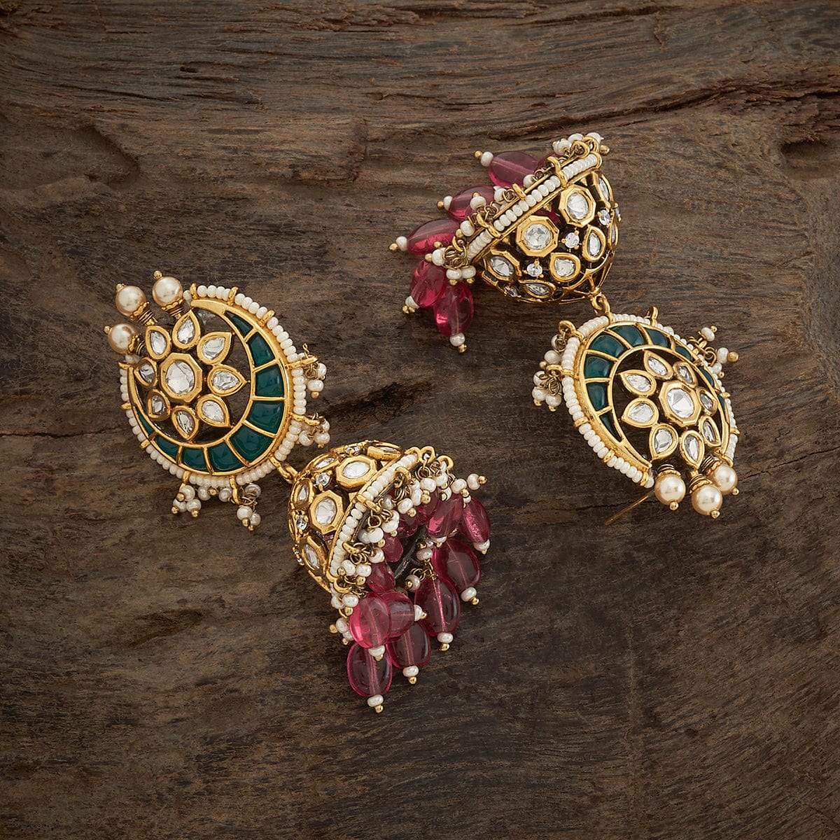Kundan Earring 164020 - Image 5