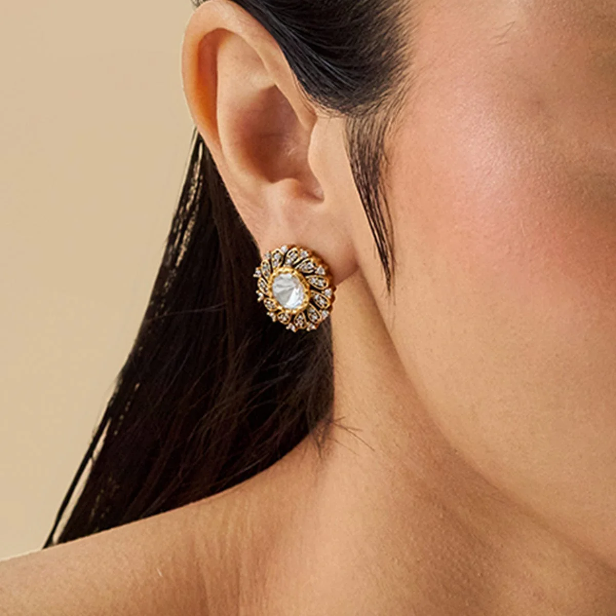 Kundan Earring 174028 - Image 2