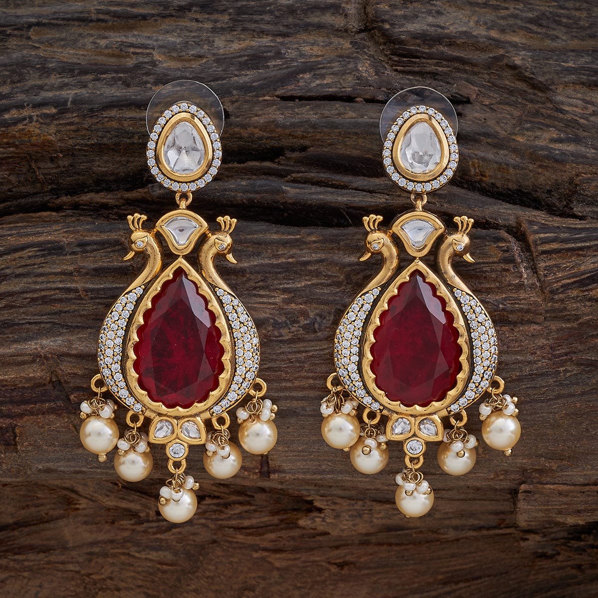 Kundan Earring 174032 - Image 2