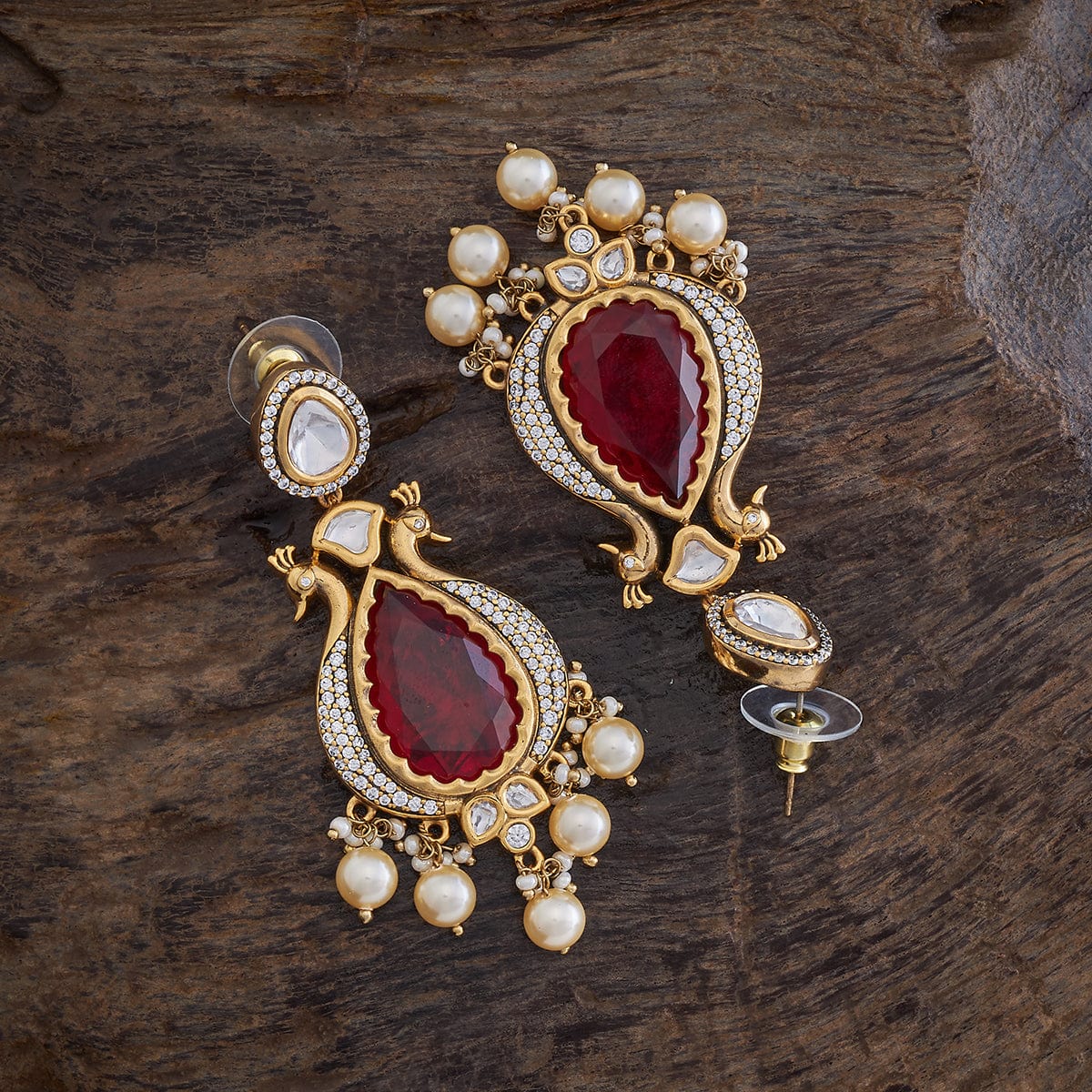Kundan Earring 174032 - Image 3