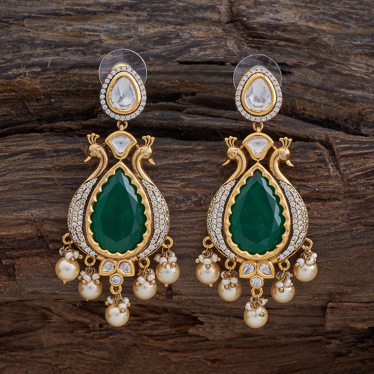 Kundan Earring 174032 - Image 4