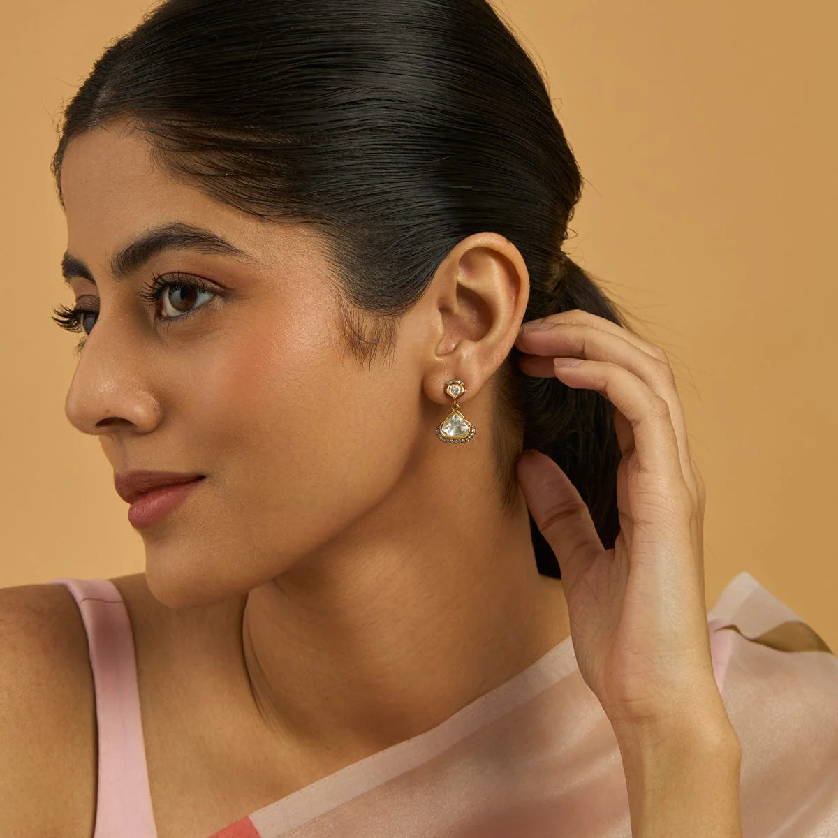 Kundan Earring 177797 - Image 3