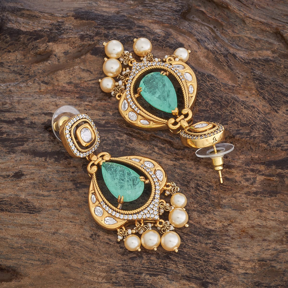 Kundan Earring 178299 - Image 3