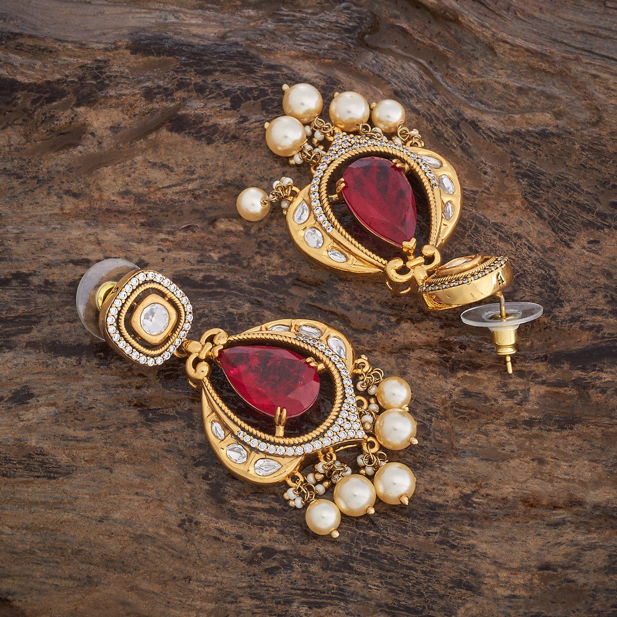 Kundan Earring 178299 - Image 5