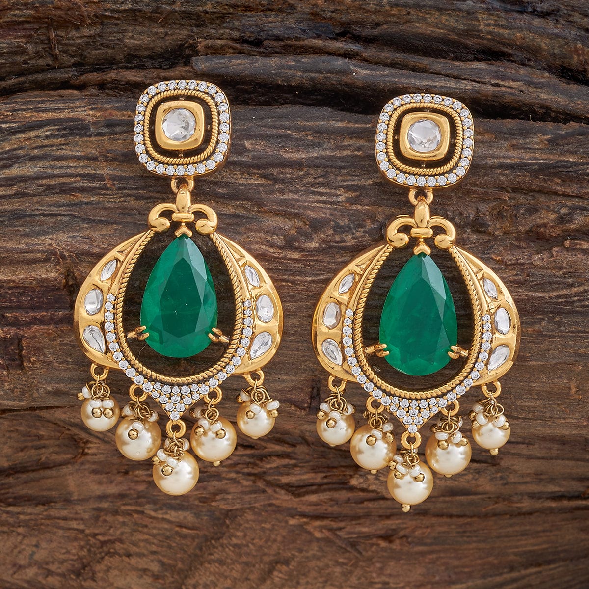 Kundan Earring 178299 - Image 6