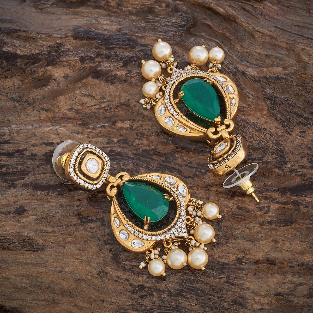 Kundan Earring 178299 - Image 7