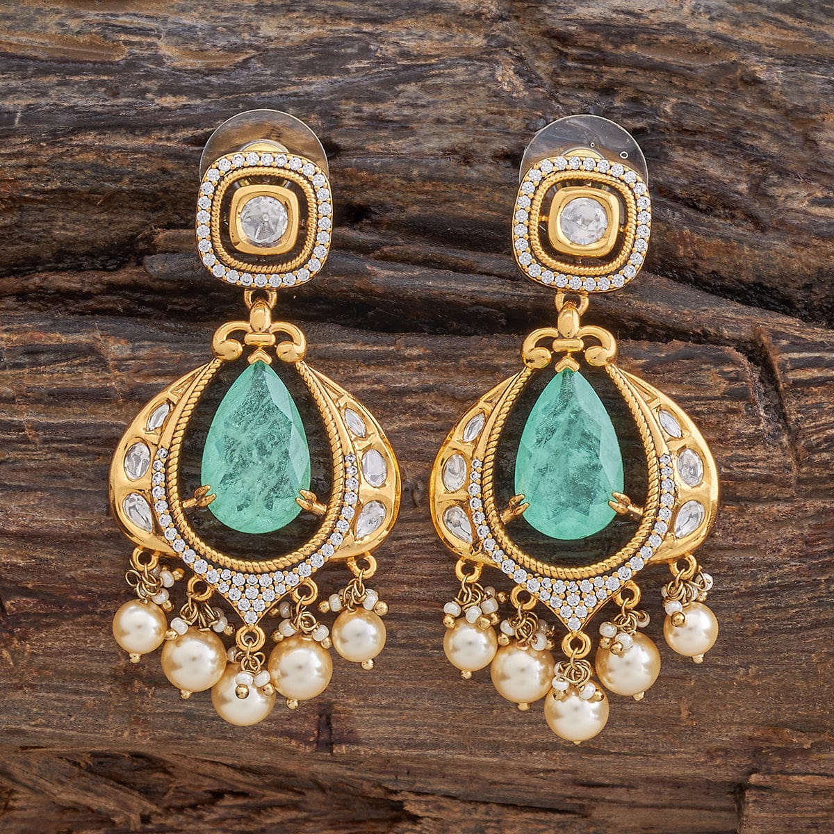 Kundan Earring 178299 - Image 8