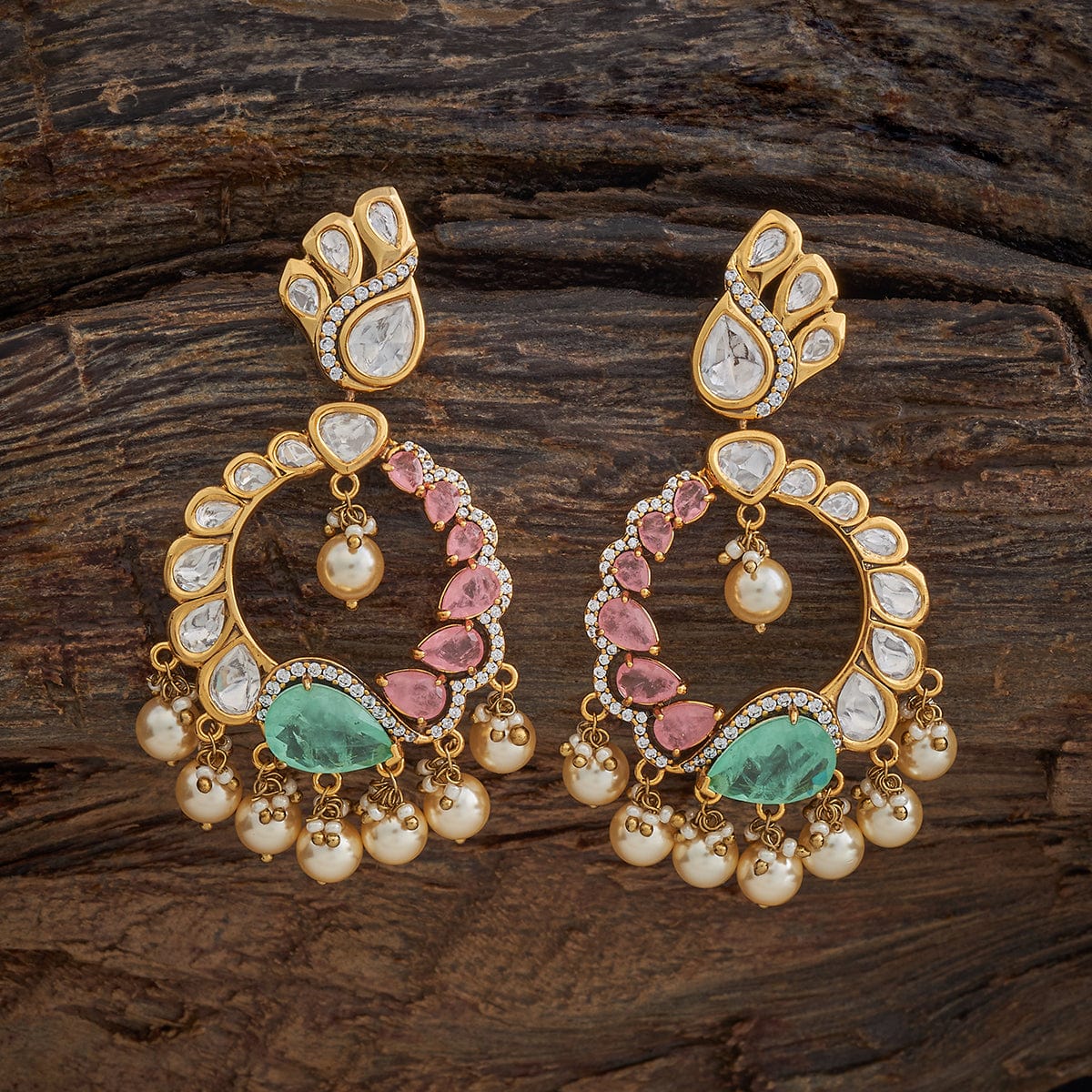 Kundan Earring 178301 - Image 2